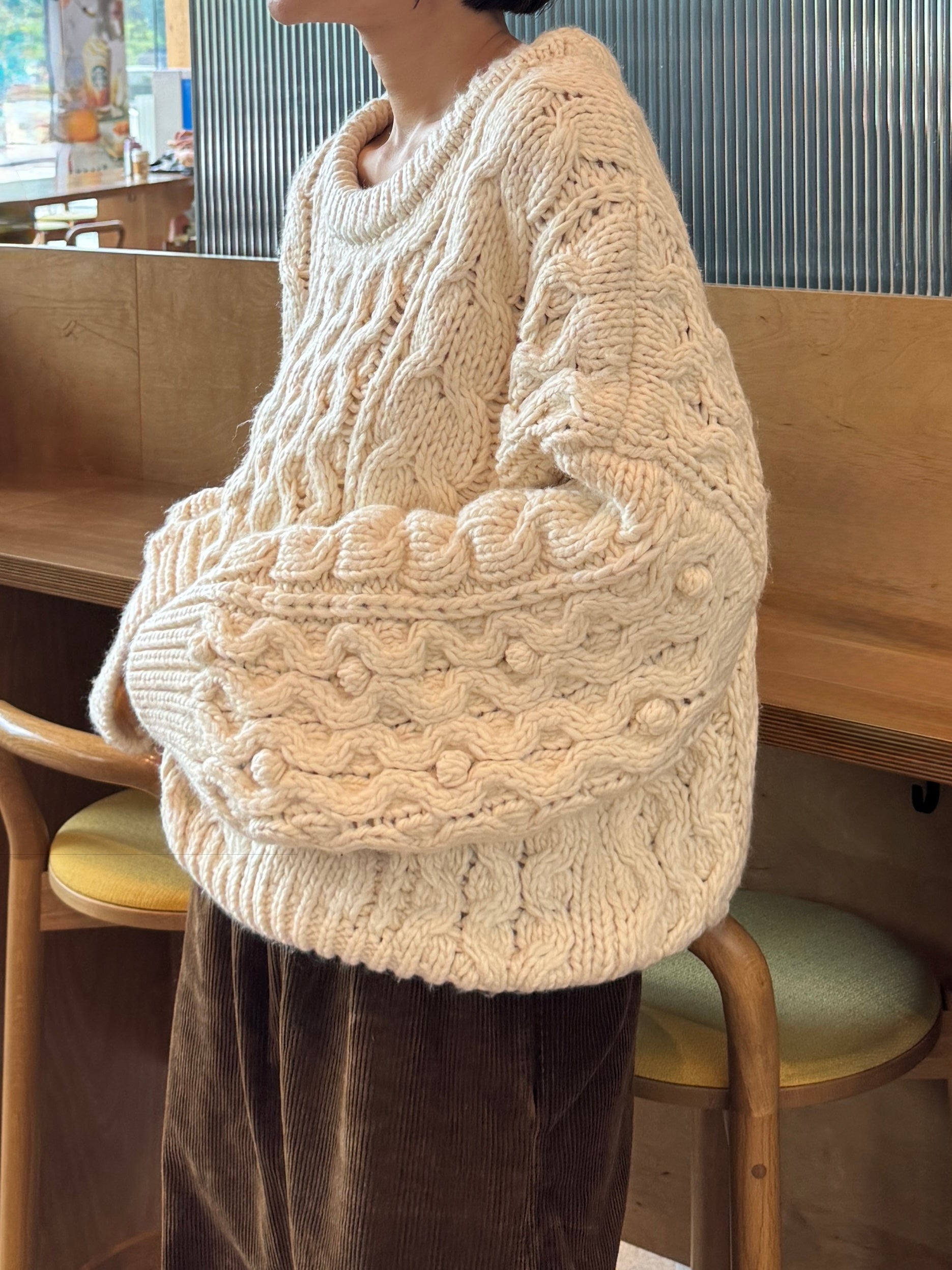 CLANE LOOSE KNIT ALL IN ONE サイズ1 CLANE/クラネ】STAND COLLAR