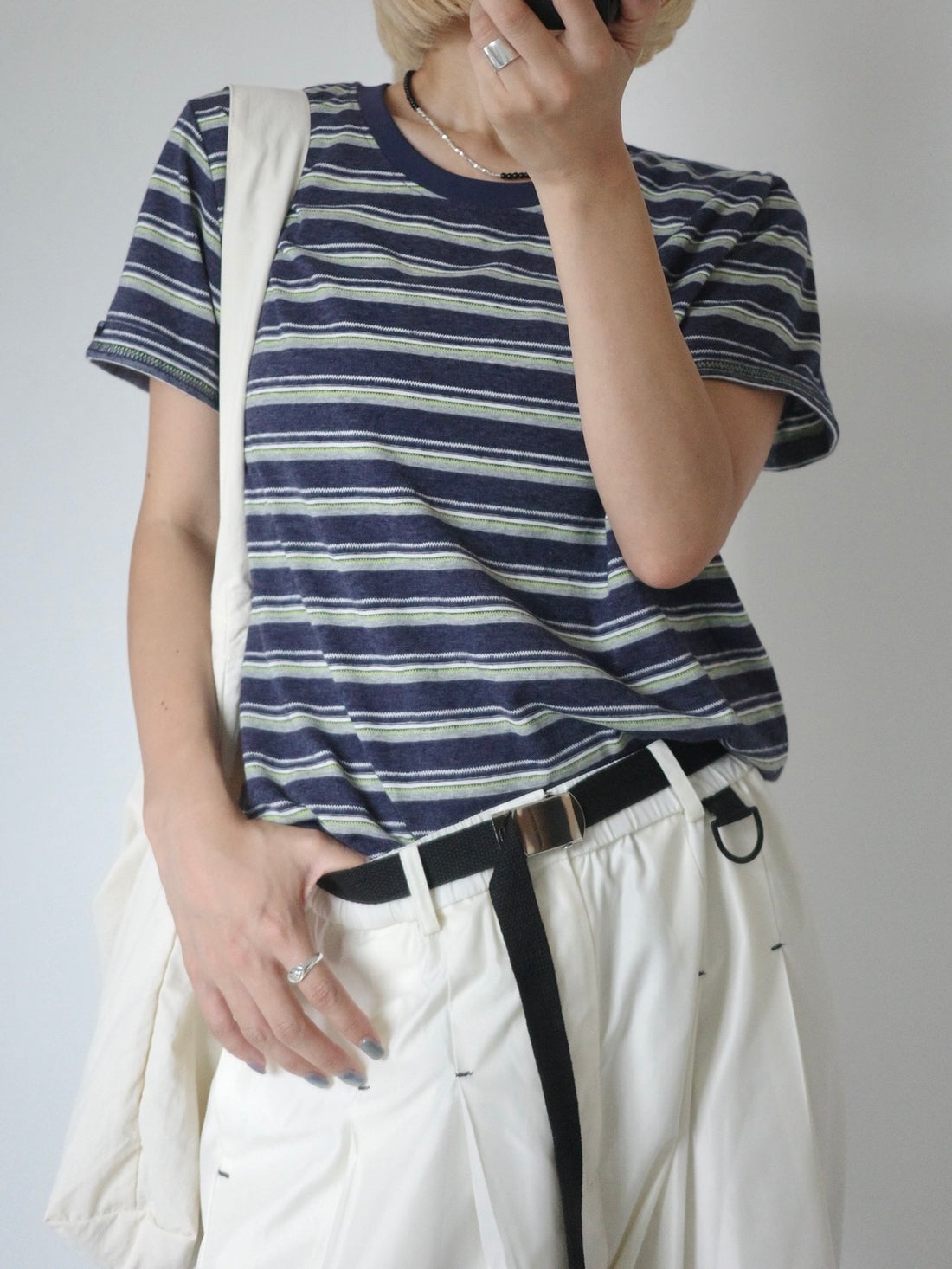 Multi Border Over T-Shirts
