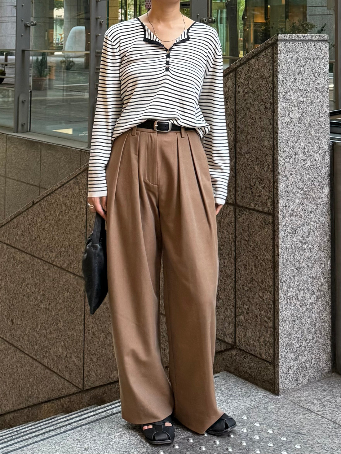 Double Tuck Trousers
