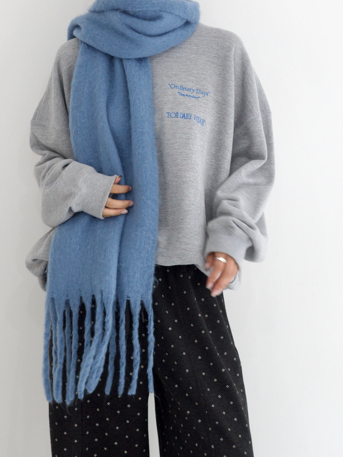 Oversized Fringe Muffler