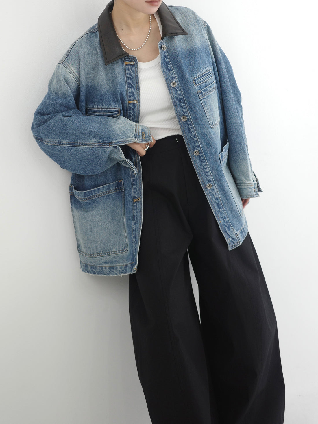 VINTAGE Utility Denim Jacket