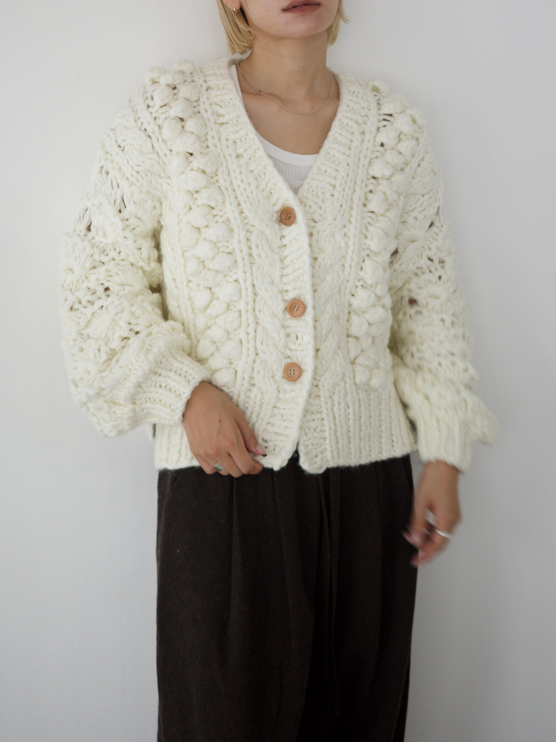 Hand Knit Cardigan