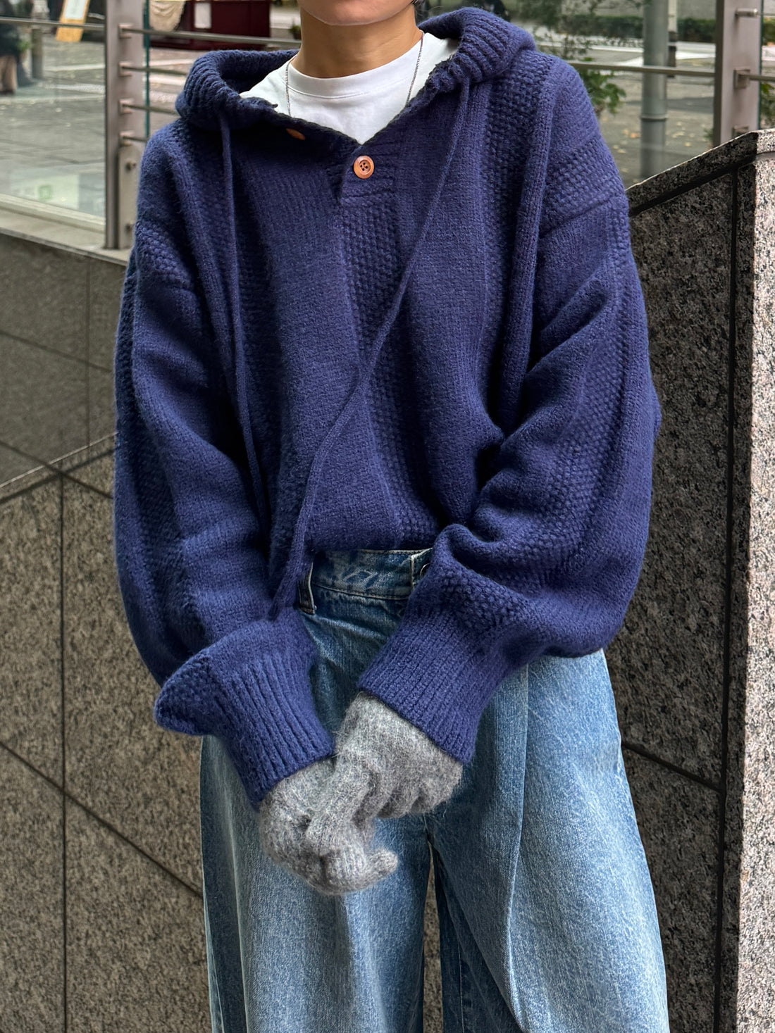 Knit Hoodie Pullover（1月中旬〜1月下旬発送予定）