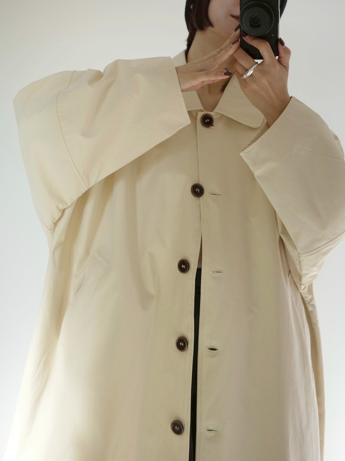 【PRE ORDER】Stand Collar Long Coat (3月下旬〜4月上旬発送予定)