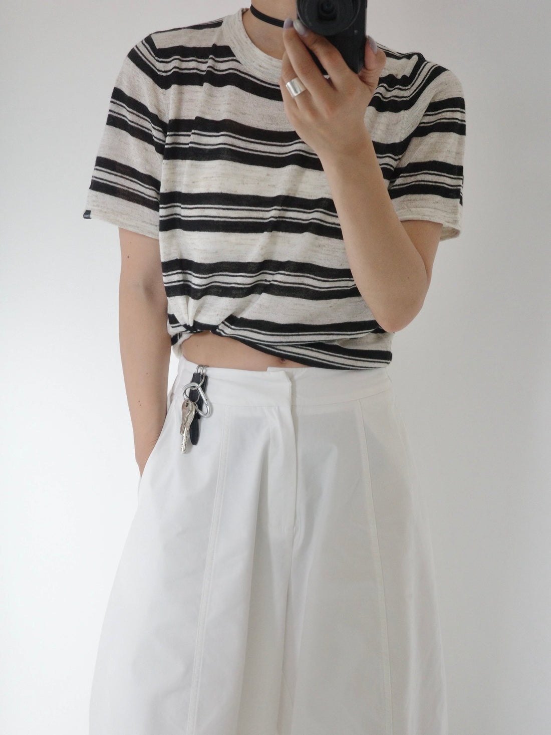 Sheer Border Tee
