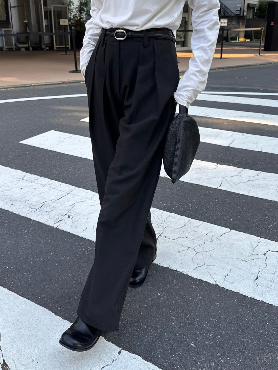 Double Tuck Trousers