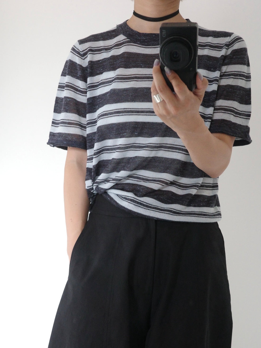 Sheer Border Tee（6月中旬〜6月下旬発送予定日）