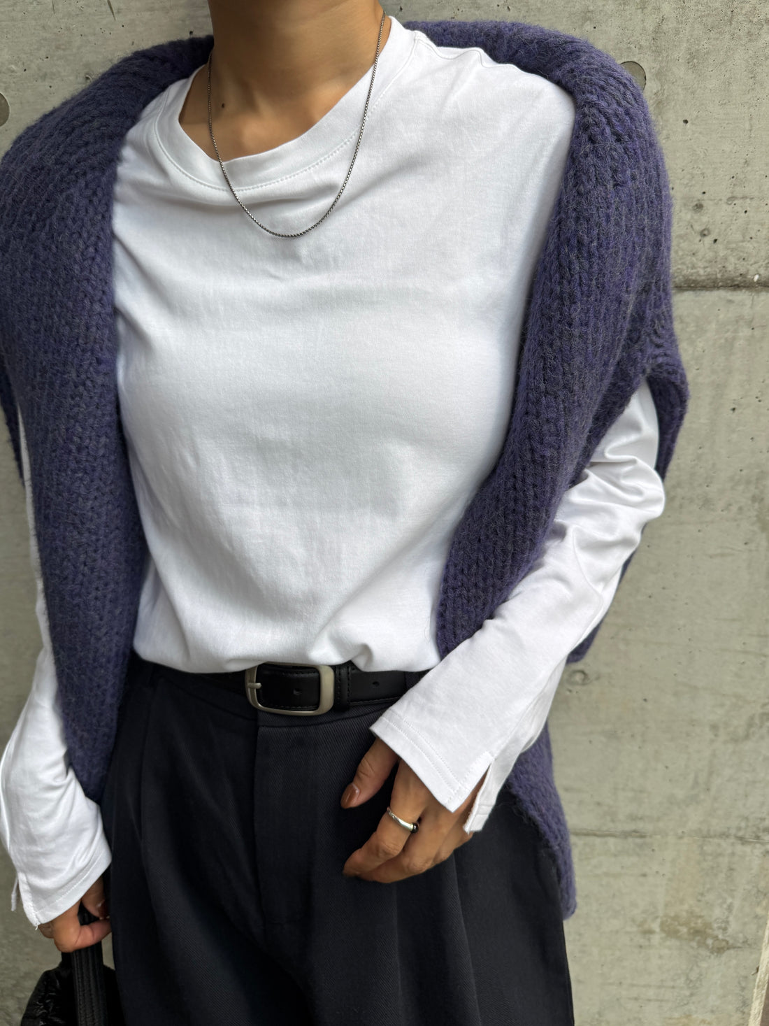 【PRE ORDER】Cotton Long Sleeve Tee（10月下旬〜11月中旬発送予定）