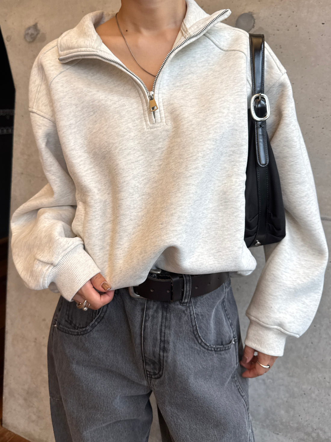 【PRE ORDER】Harf Zip Sweat Tops（11月上旬〜11月中旬発送予定）