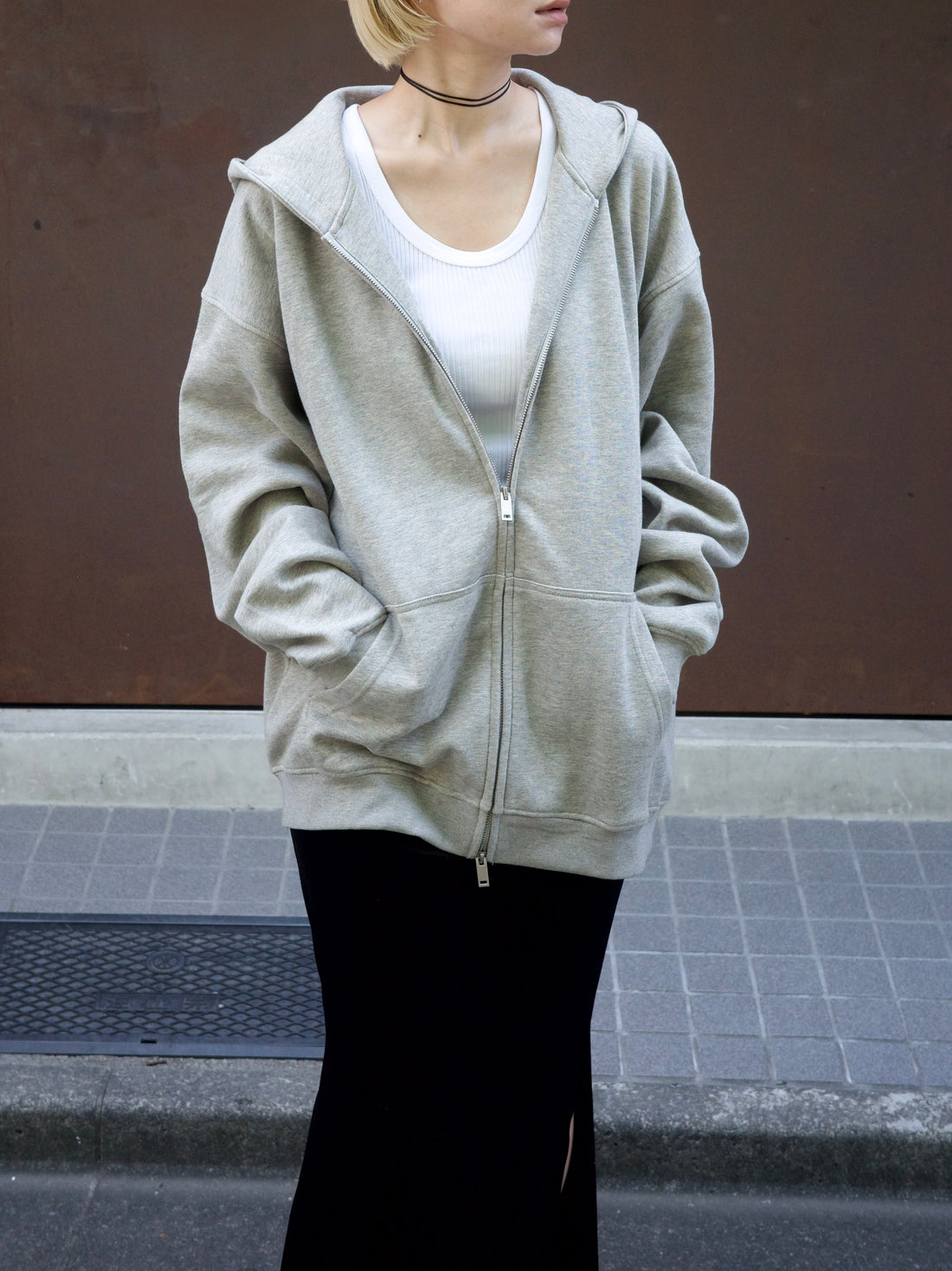 【PRE ORDER】Oversize Zip Up Hoodie（9月下旬〜10月上旬発送予定）