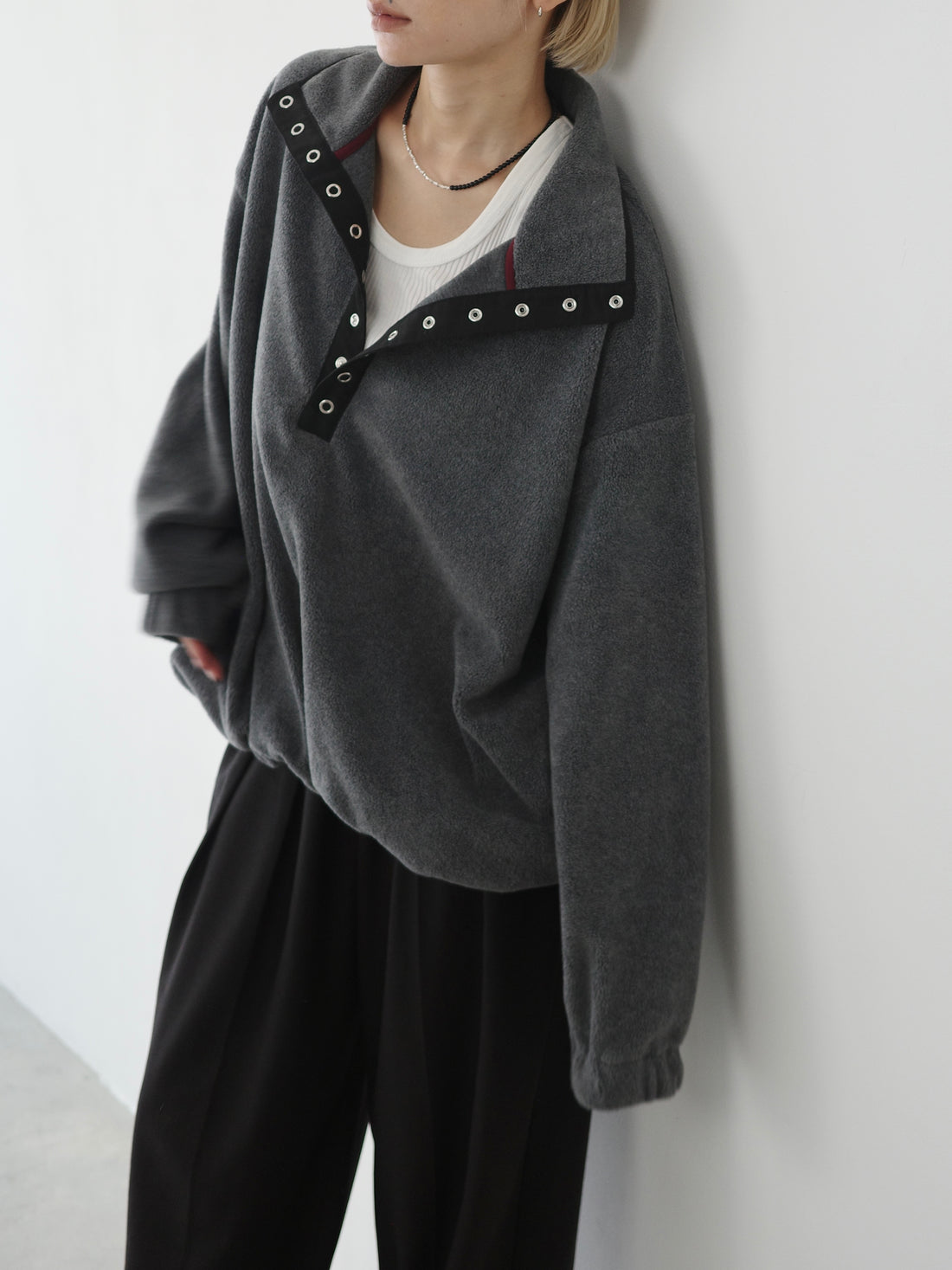 【PRE ORDER】Fleece Half Snap Pullover（11月上旬〜11月中旬発送予定）