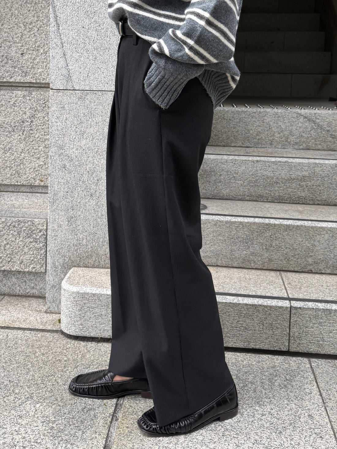 Double Tuck Trousers