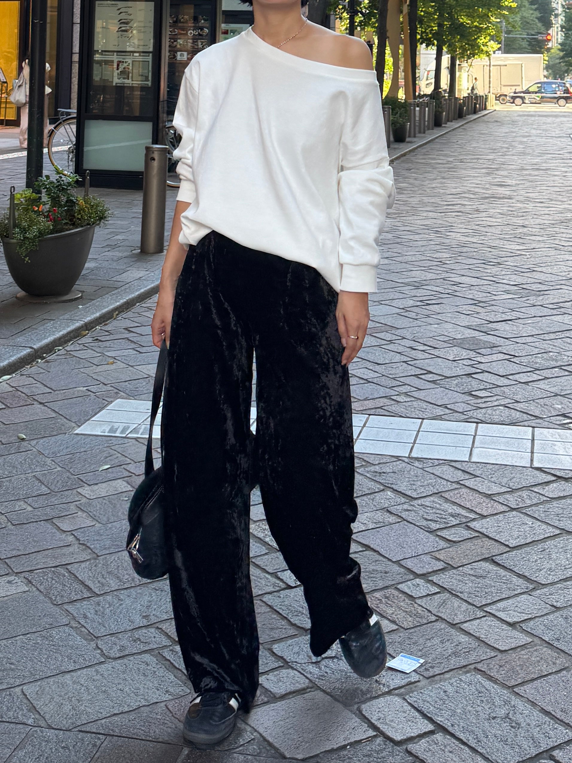 完売！liten リテン Velour easy pants ベロアパンツ2 Pre Order // Velour wide pants – LIten.online