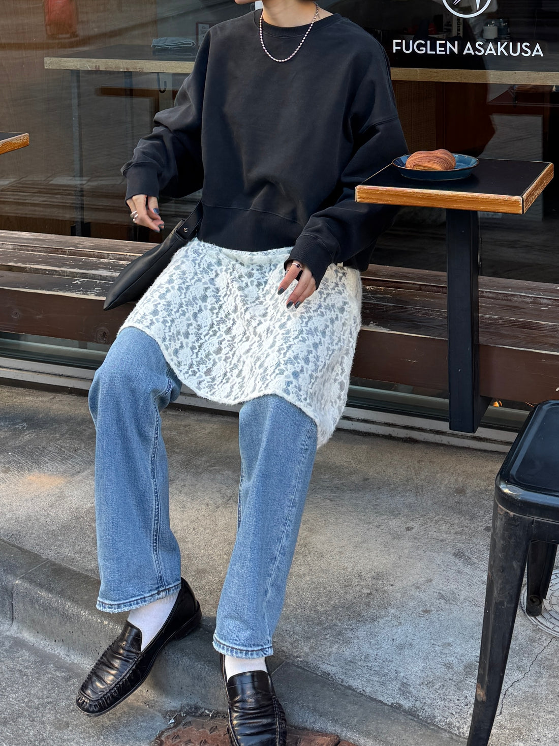 【PRE ORDER】Layered Lace Skirt (1月下旬〜2月上旬発送予定)