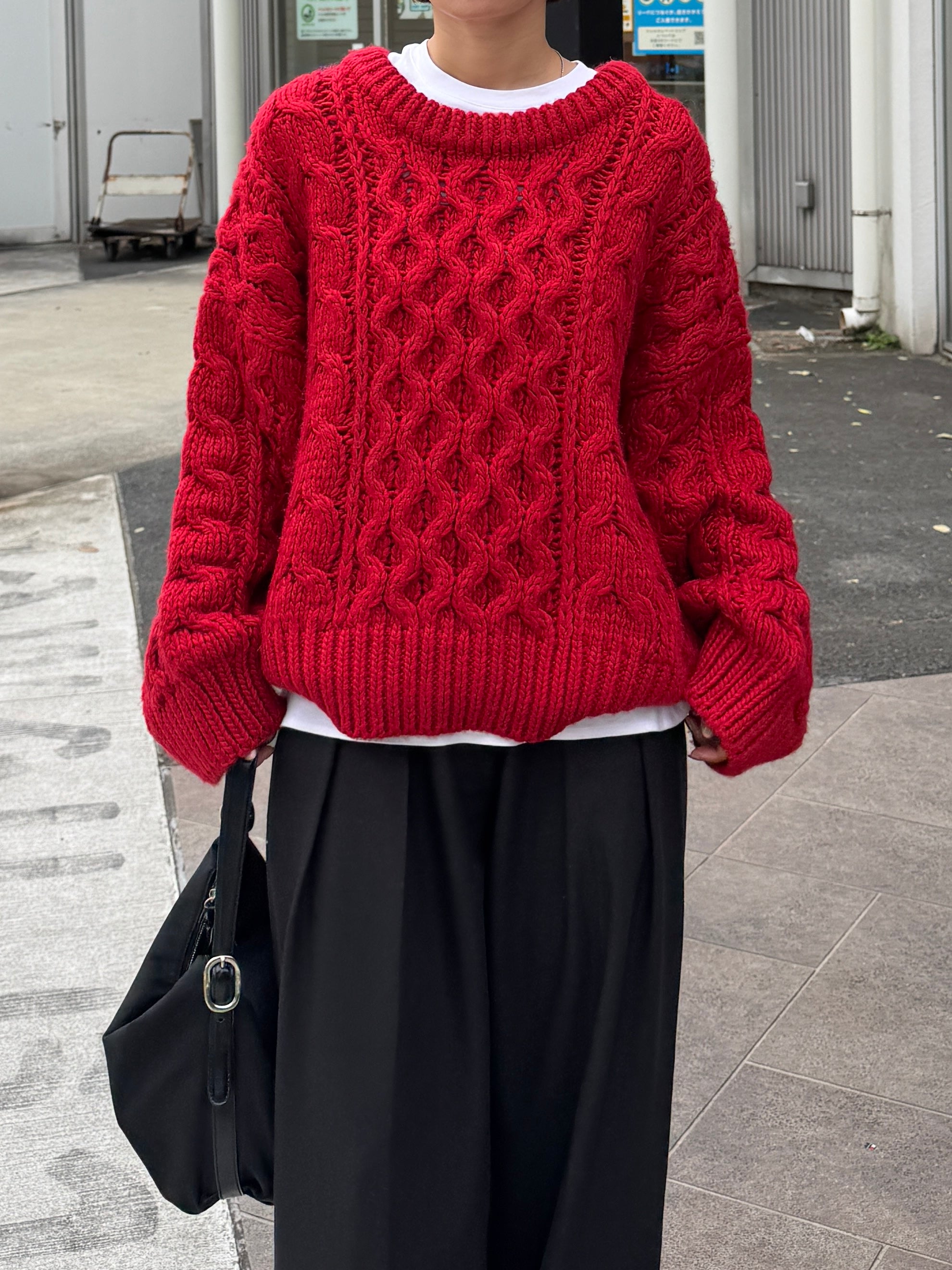 Hand Cable Loose Knit | Ëongul (ヨングル) official通販サイト – Eongul