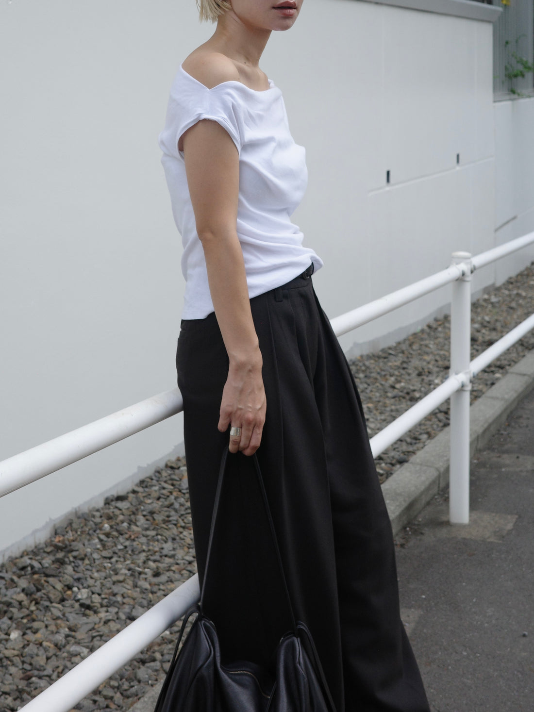 【PRE ORDER】One Shoulder Drape Tops（8月下旬〜9月上旬発注予定）