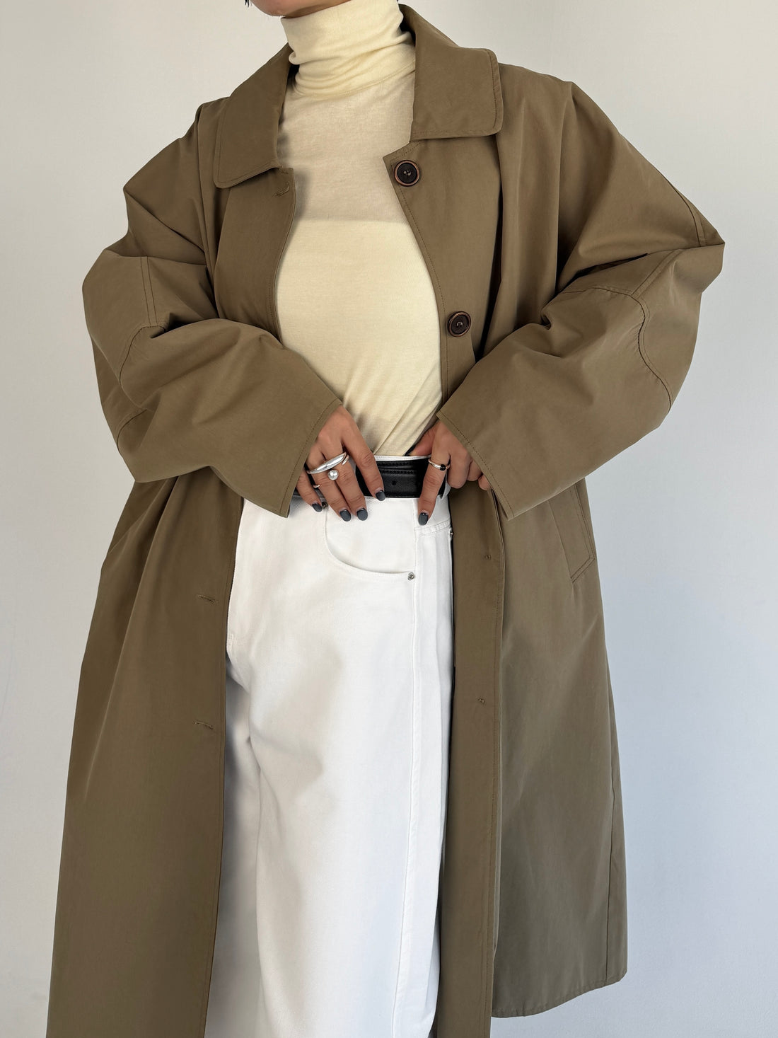 【PRE ORDER】Stand Collar Long Coat (2月中旬〜2月下旬発送予定)