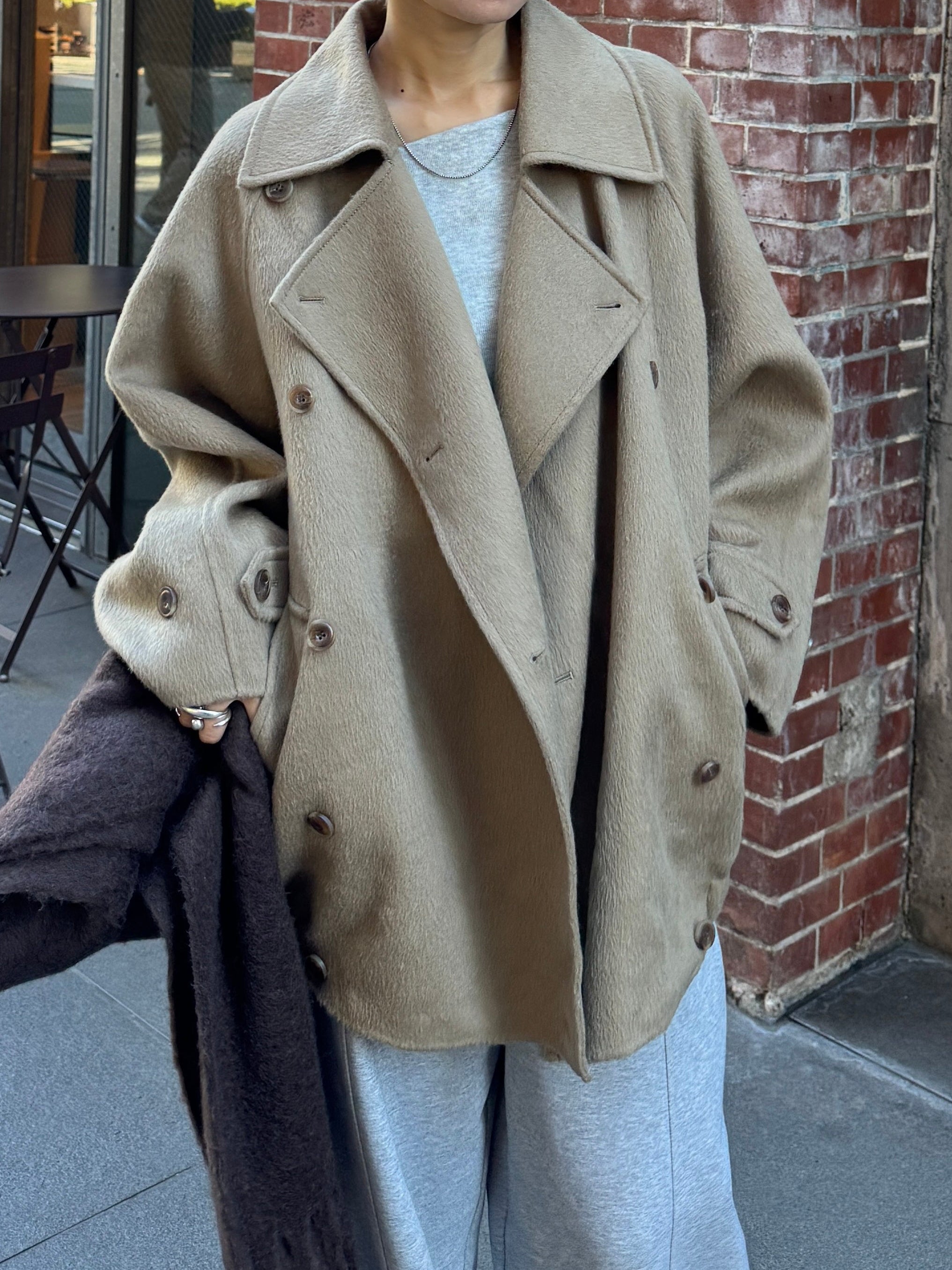 ジャケット・アウター eongul Cashmere Wool Overcoat ジャケット・アウター eongul Cashmere Wool Overcoat OUTER – Eongul