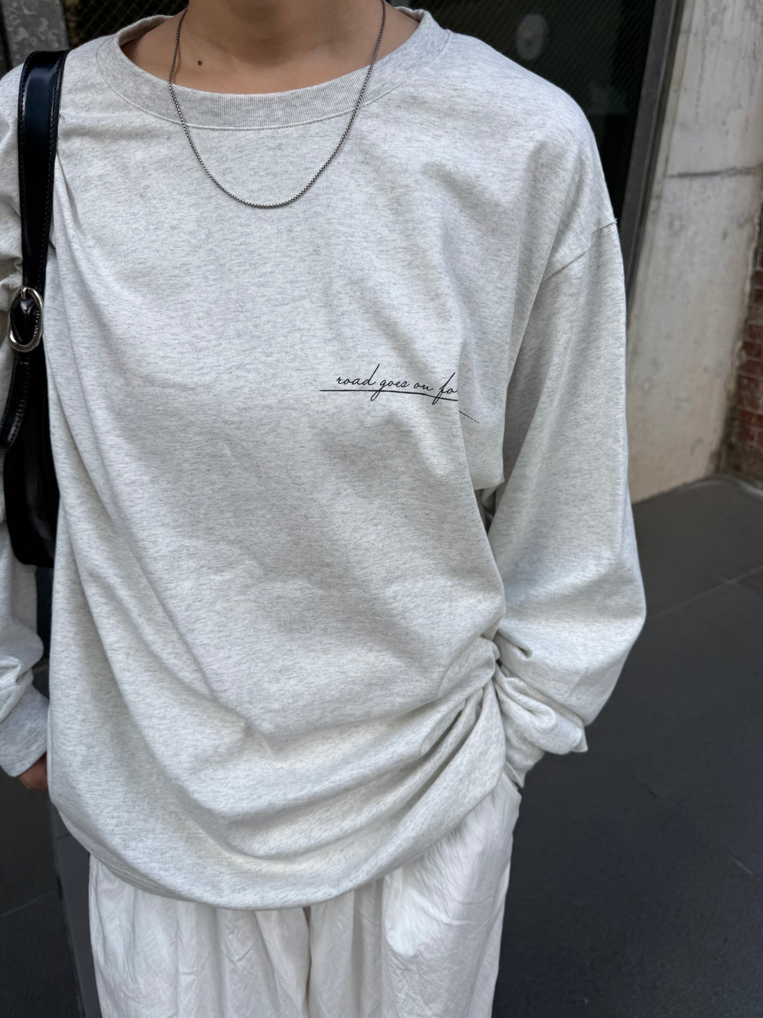 FEEL'S Back Photo Long T-shirts