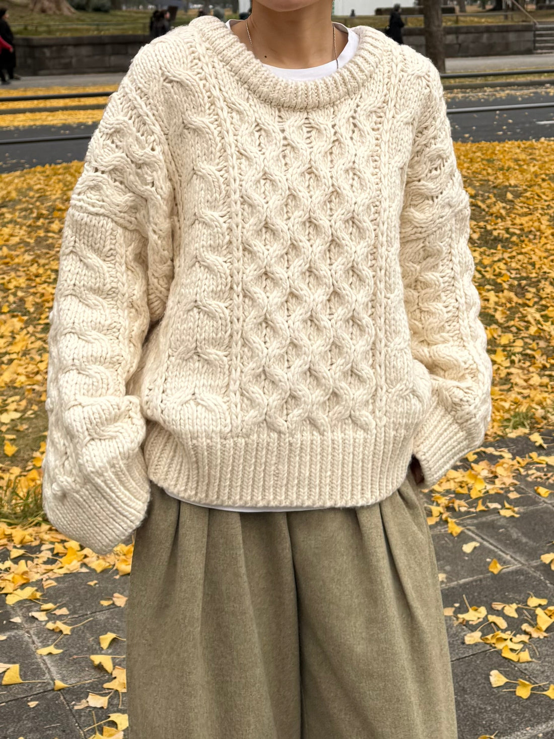 Hand Cable Loose Knit