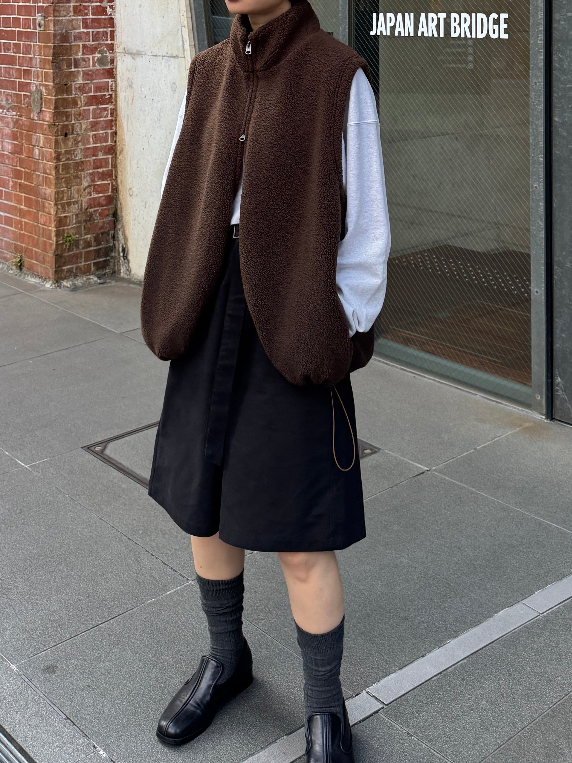 Double Zip Boa Vest | Ëongul (ヨングル) official通販サイト – Eongul