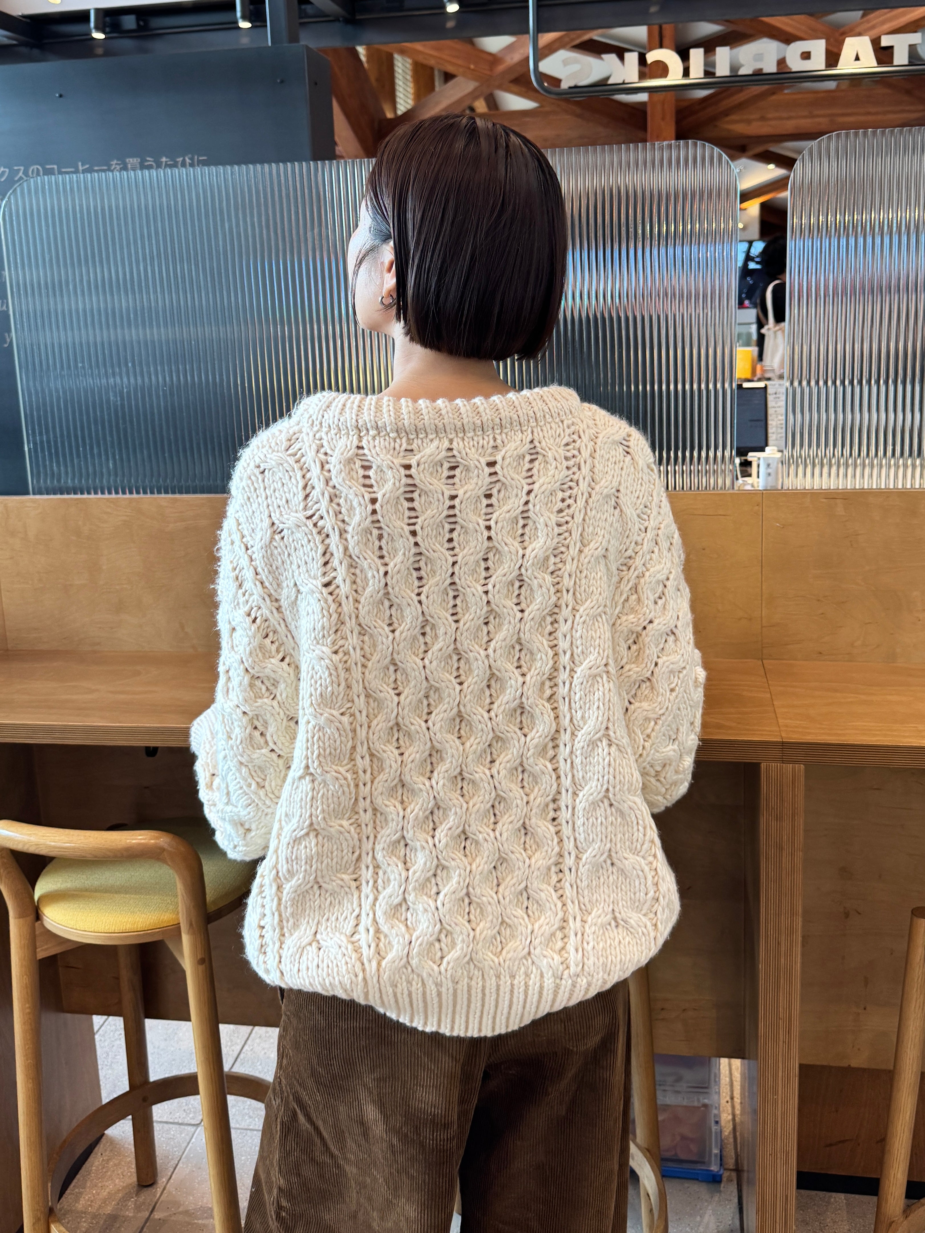 Hand Cable Loose Knit | Ëongul (ヨングル) official通販サイト – Eongul