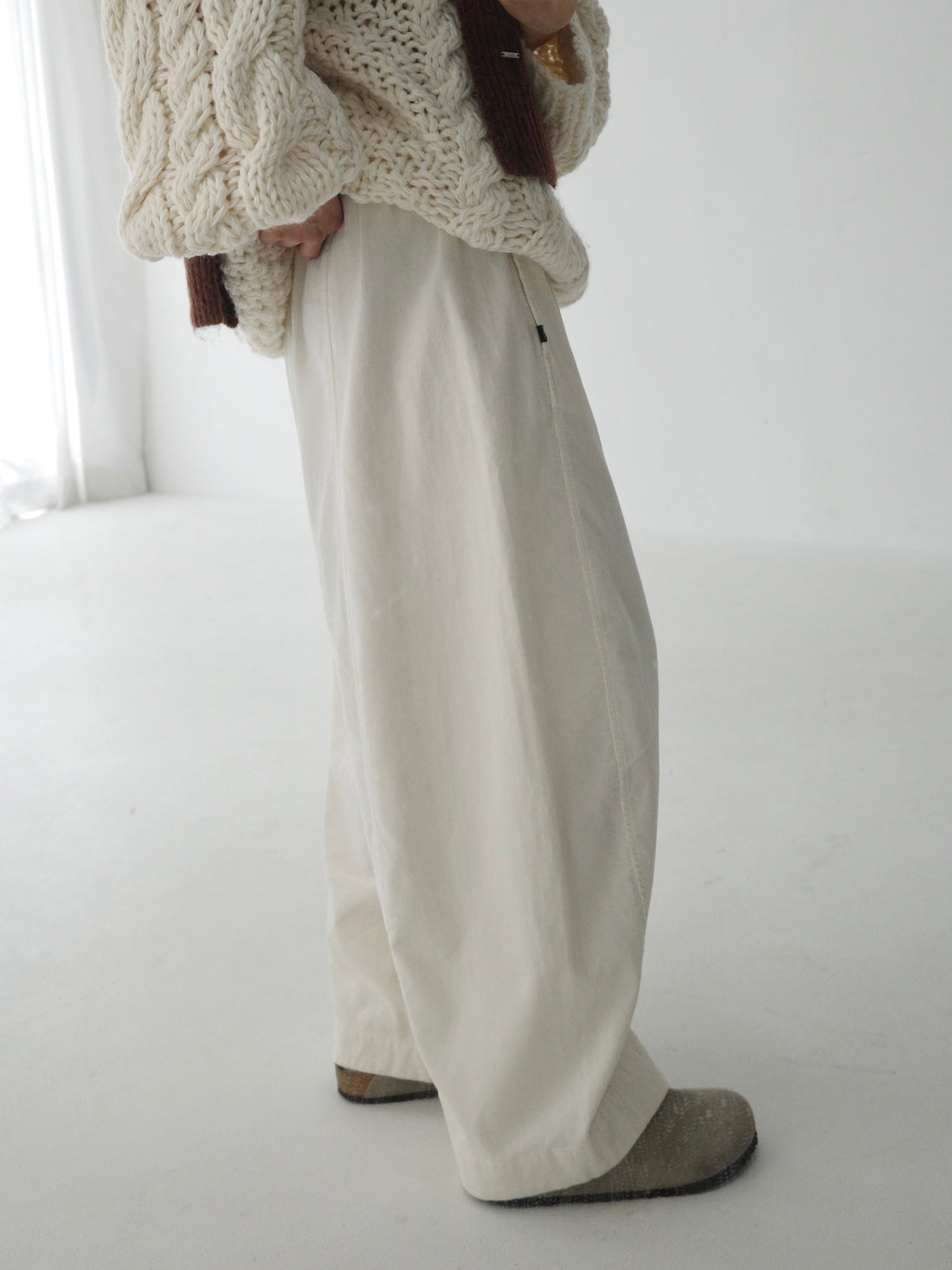 Corduroy Wide Pants
