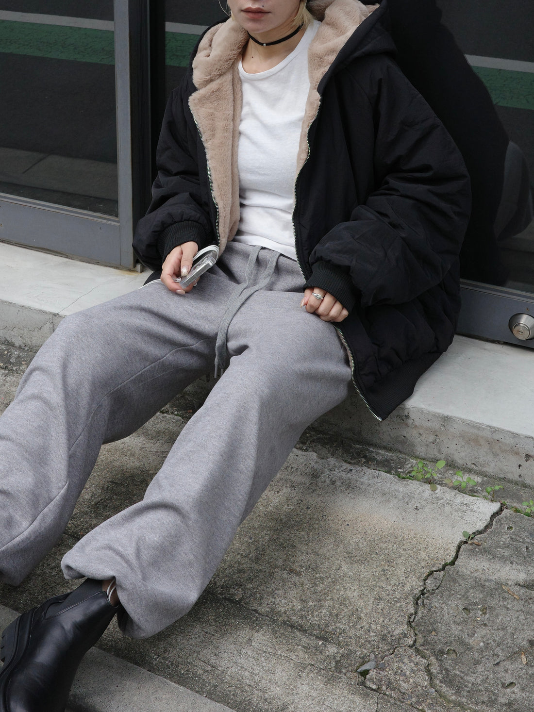 【PRE ORDER】Reversible Fur Blouson Hoodie(11月中旬〜11月下旬発送予定)
