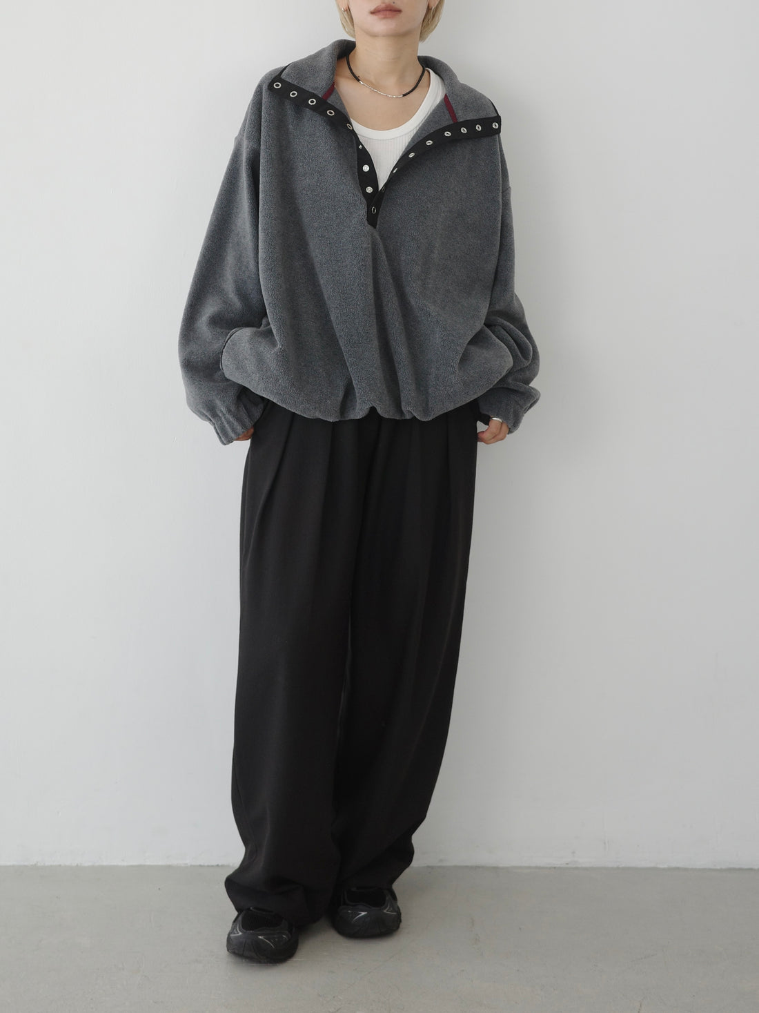 【PRE ORDER】Fleece Half Snap Pullover（11月上旬〜11月中旬発送予定）