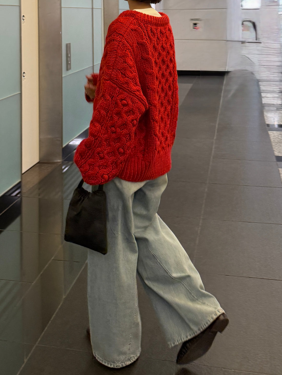 Hand Cable Loose Knit