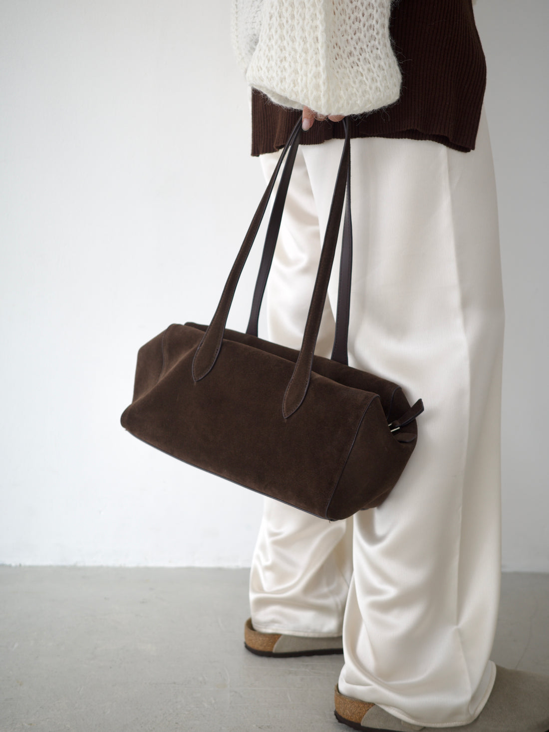 Minimal Suede Bag