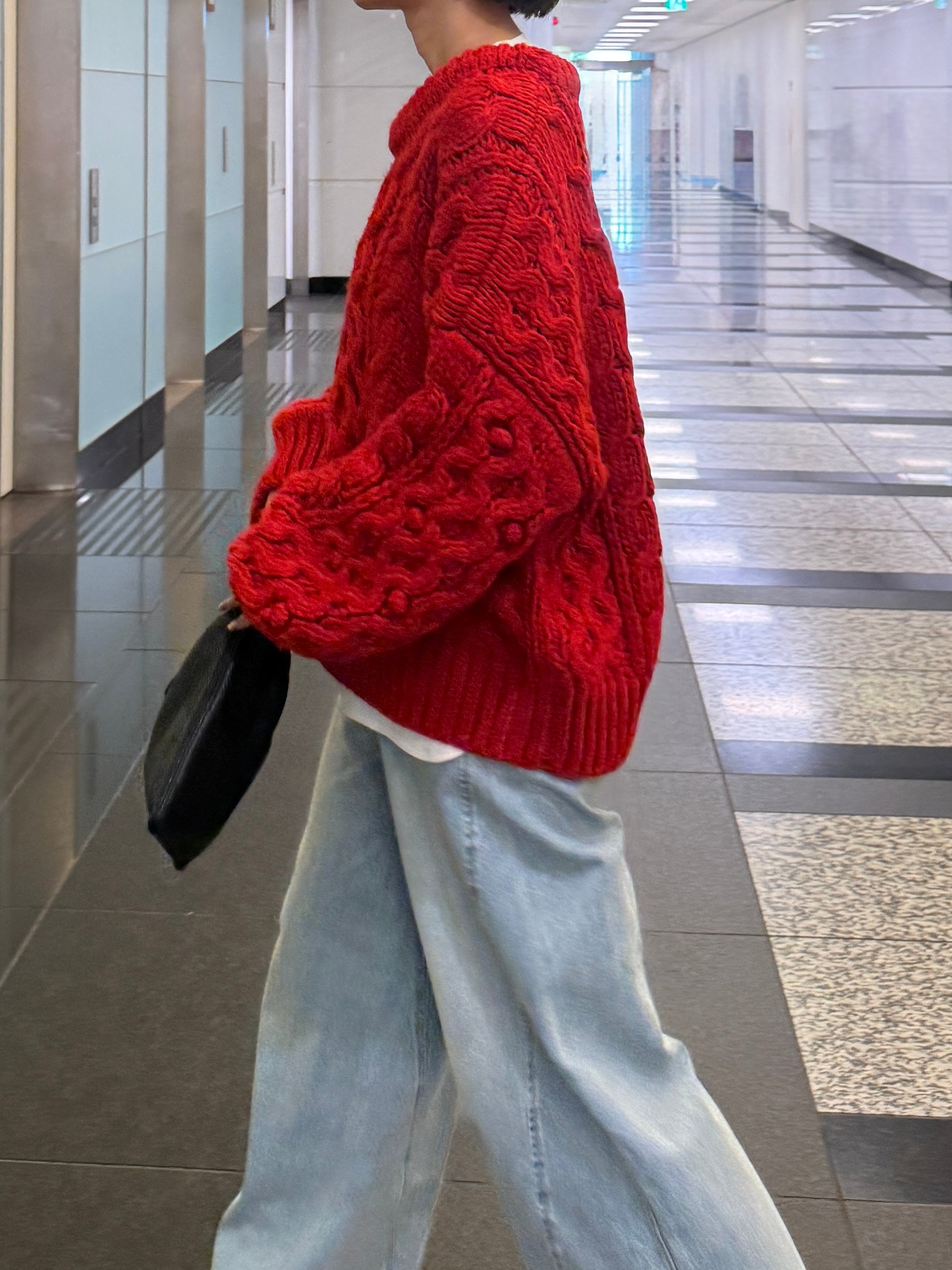 Hand Cable Loose Knit | Ëongul (ヨングル) official通販サイト – Eongul