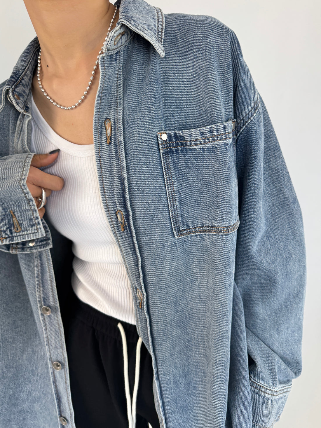 Denim Loose Shirt