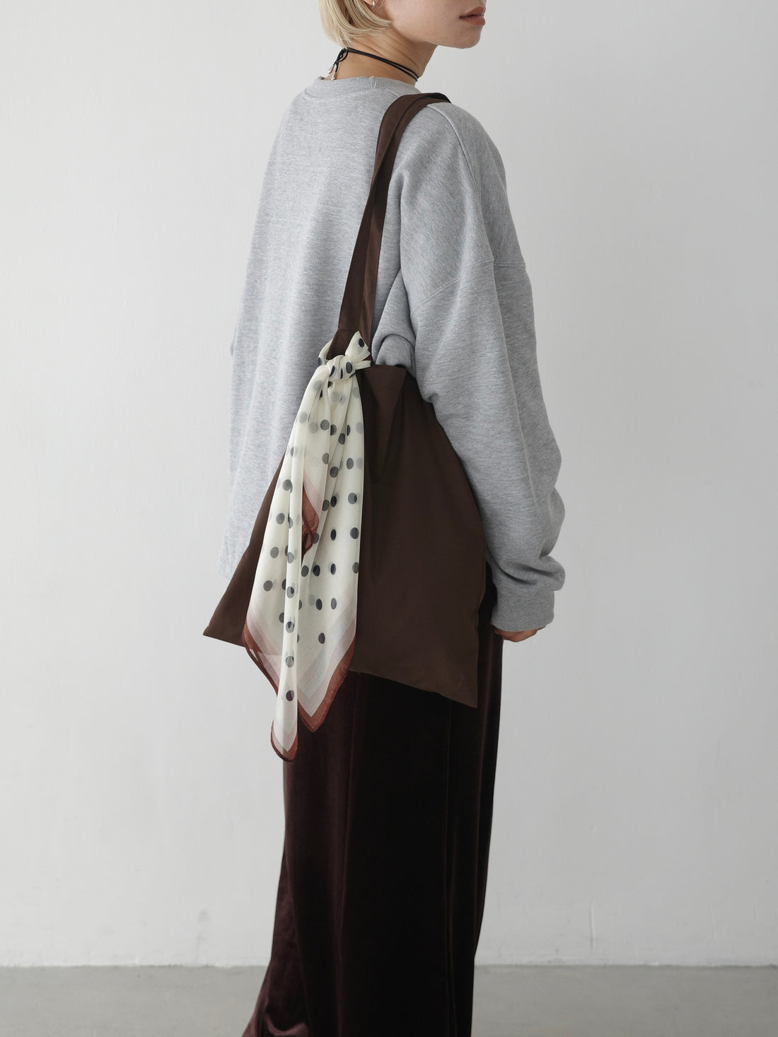【PRE ORDER】Dot Sheer Scarf（9月下旬〜10月上旬発送予定）