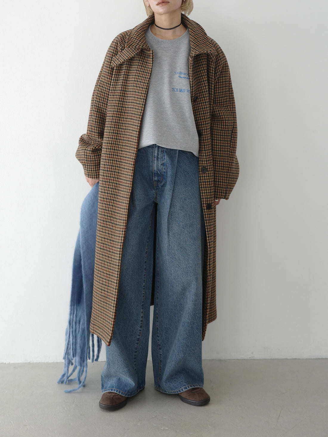 【PRE ORDER】Stand Collar Long Coat（12月上旬〜12月中旬発送予定)