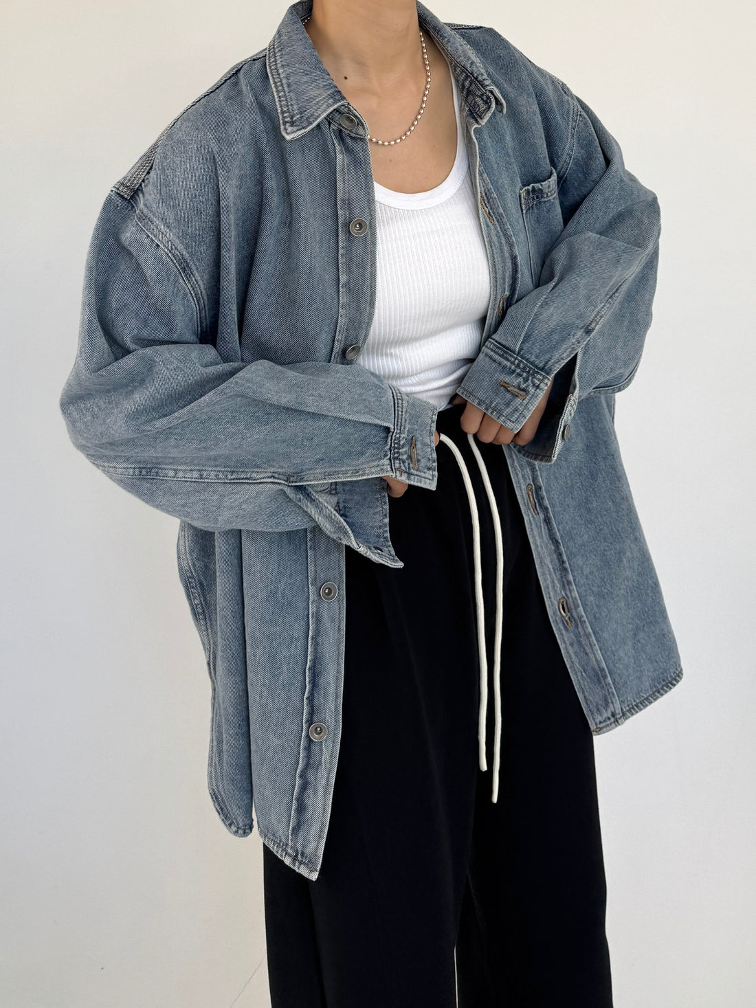 【PRE ORDER】Denim Loose Shirt(3月下旬〜4月上旬発送予定)