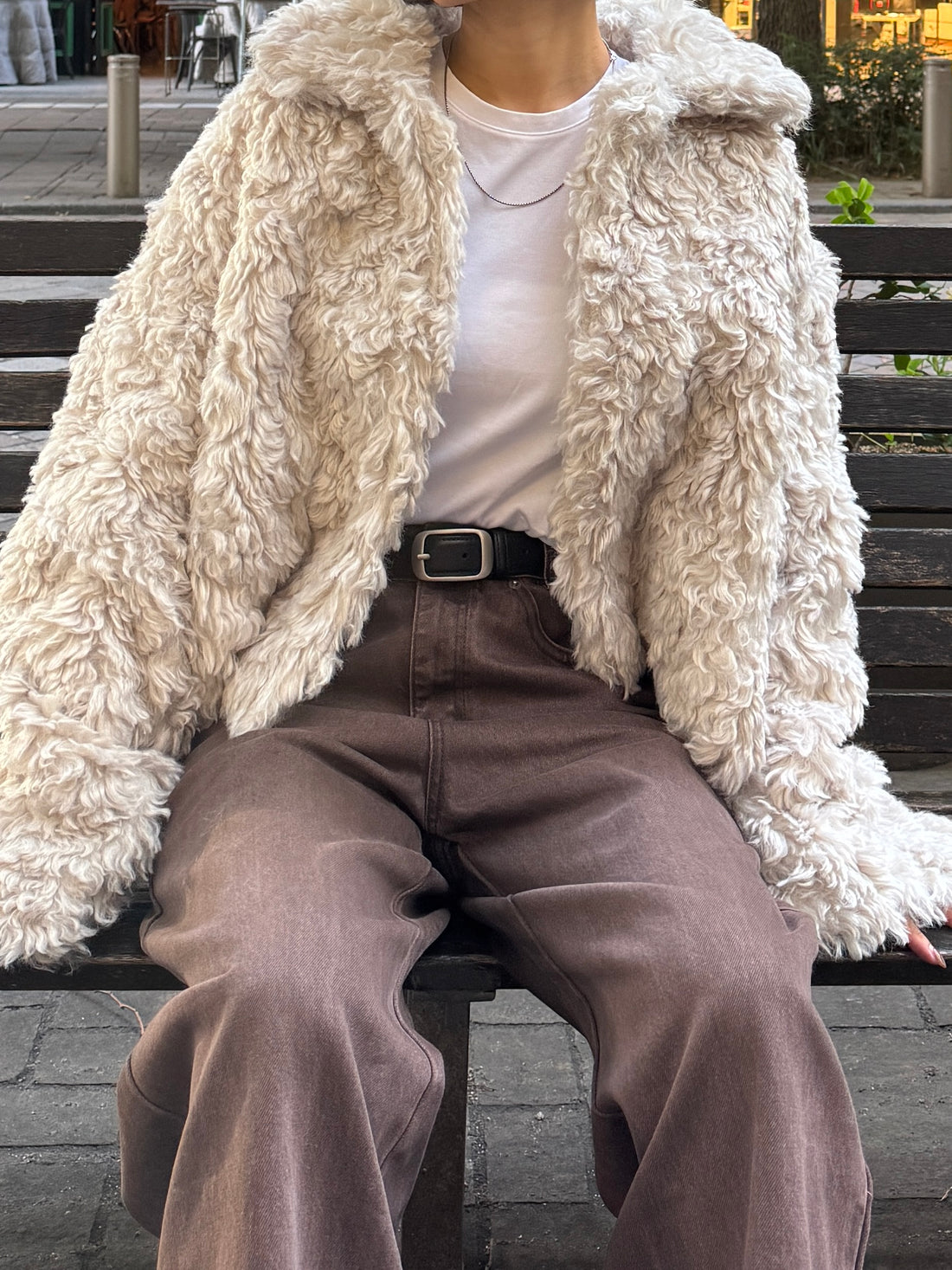 【PRE ORDER】Curly Fur Coat (12月上旬〜12月中旬発送予定)