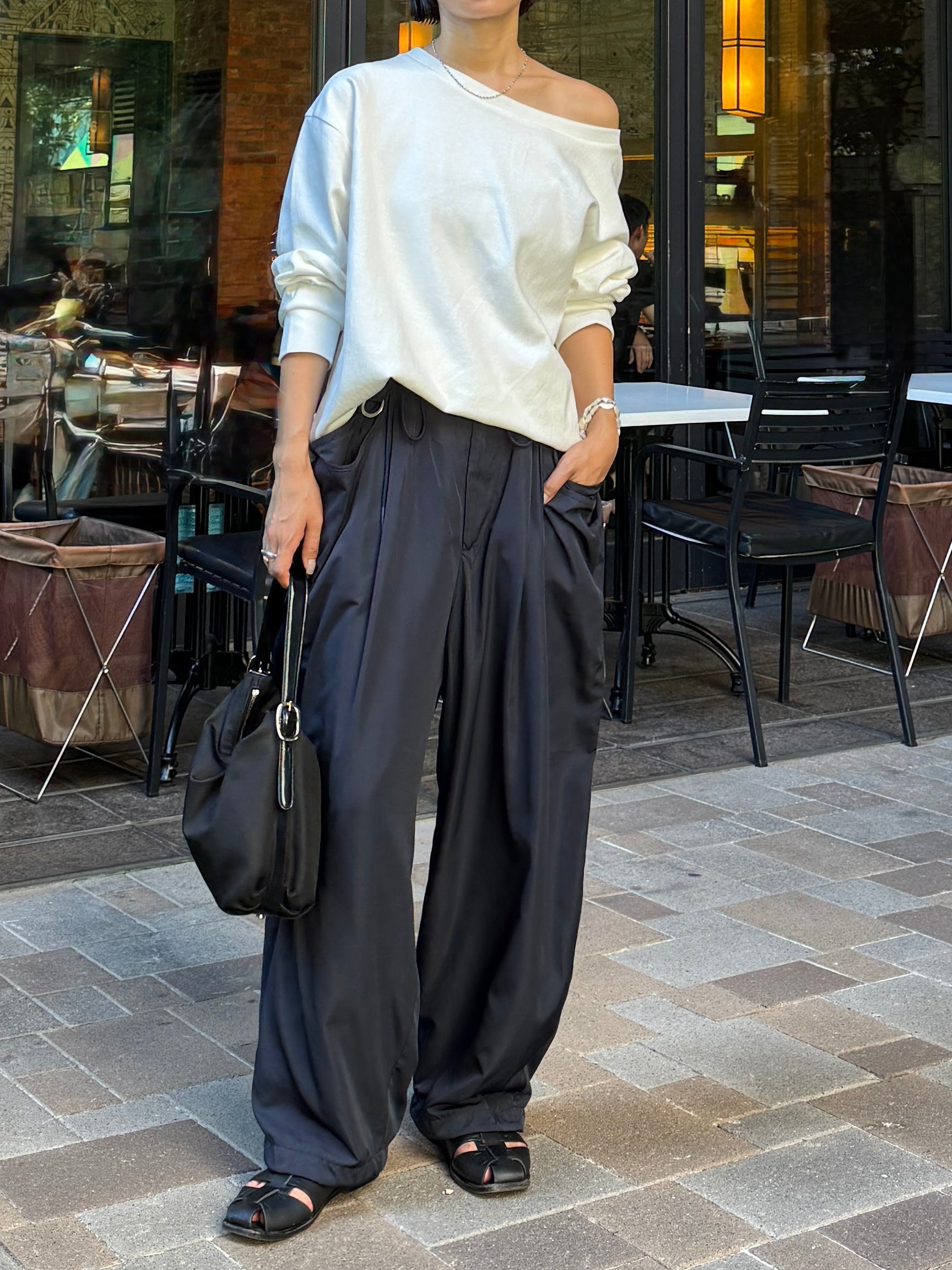 トラックパンツ・ジャージ IONSEOUL Keo Double Pocket Bermuda Pants JP5D0019 Double Pocket Pant - Algae