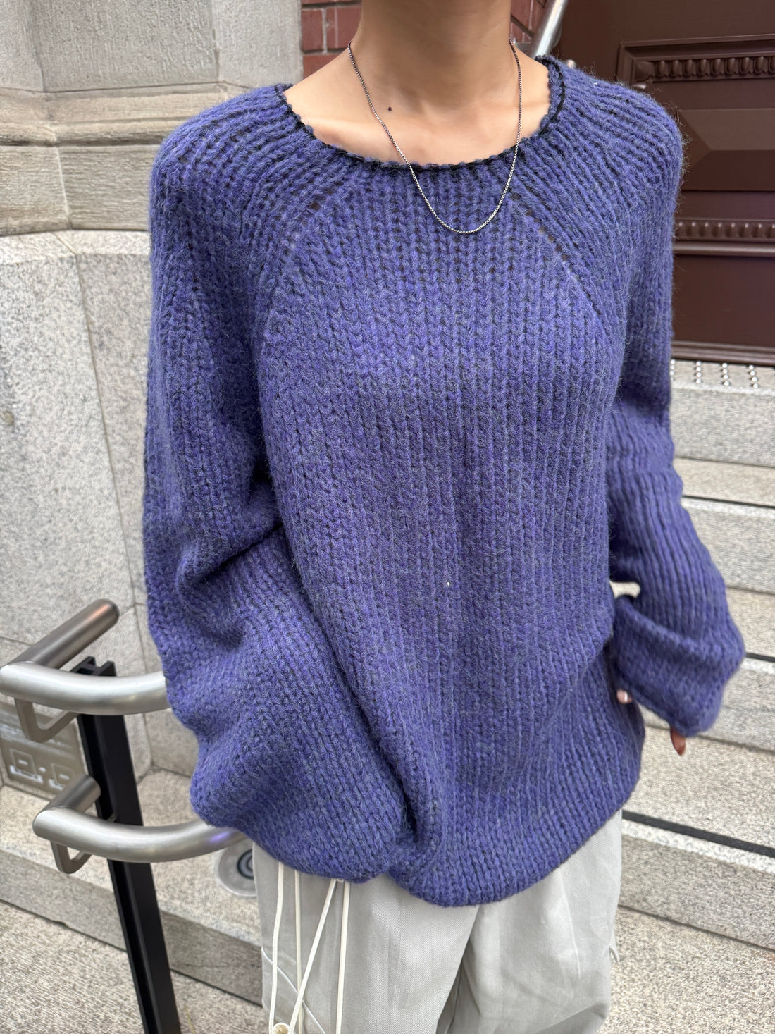 【PRE ORDER】Volume Sleeve Loose Knit (11月中旬〜11月下旬発送予定)
