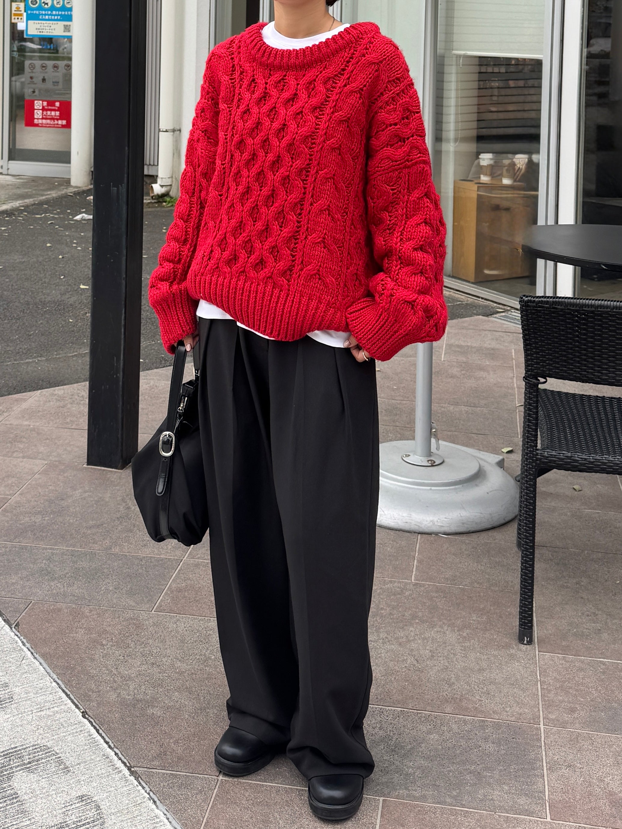 Hand Cable Loose Knit | Ëongul (ヨングル) official通販サイト – Eongul