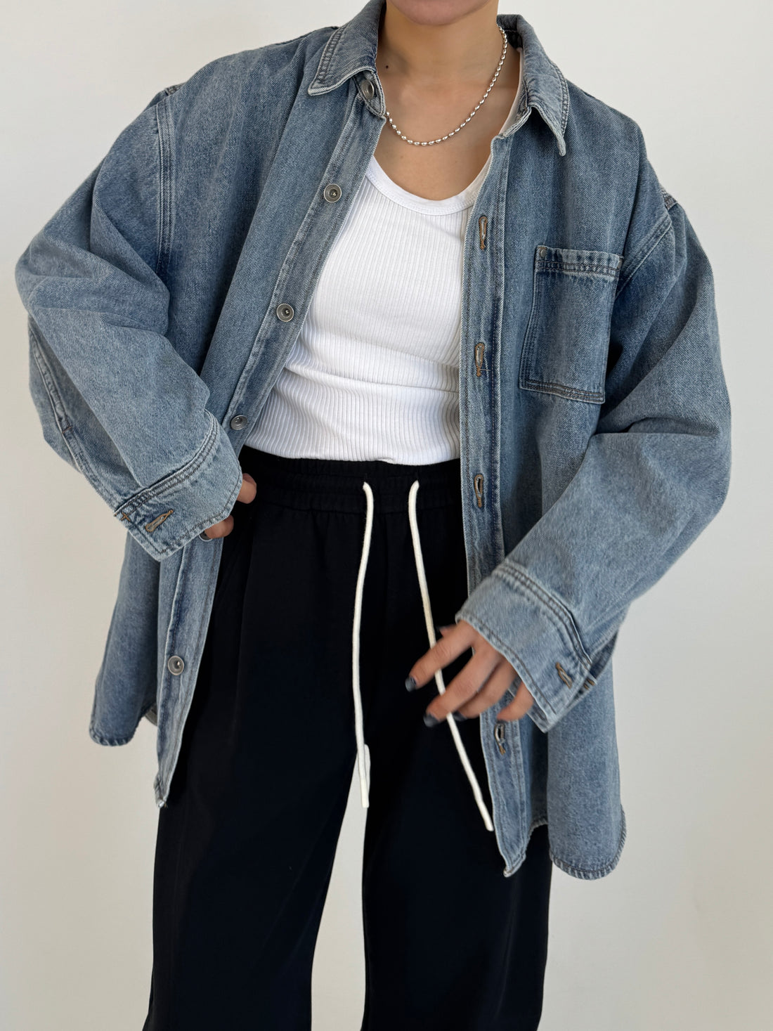 【PRE ORDER】Denim Loose Shirt(3月下旬〜4月上旬発送予定)