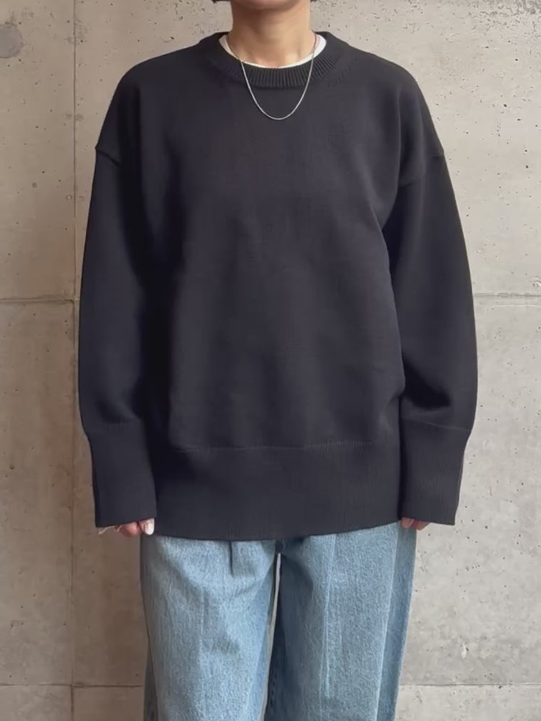 新品♦︎未使用 BANDEL BASIC CREW NECK KNIT Ⅳ(L) Crew Neck Over Knit | Ëongul (ヨングル) official通販サイト